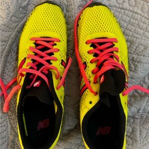 New Balance xc 900 Neon Yellow and Pink Sneakers